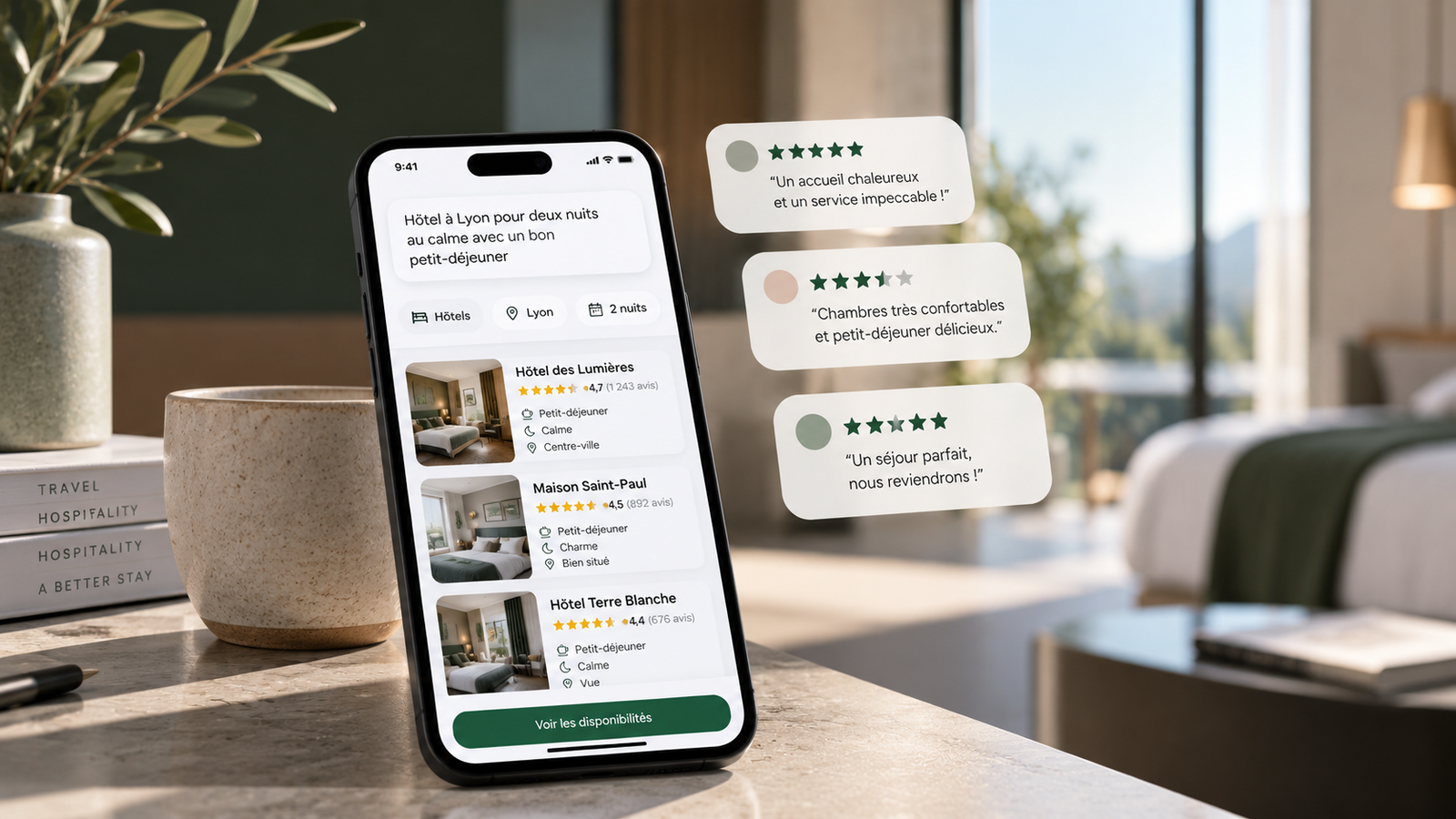 Google permet désormais de réserver un hôtel avec son IA. Et si vos avis devenaient un levier de réservation ?